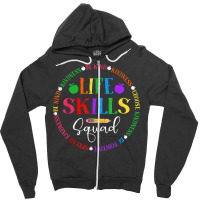 Life Skills Squad, Team Be Kind School Life Skills Teacher T Shirt Zipper Hoodie | Artistshot