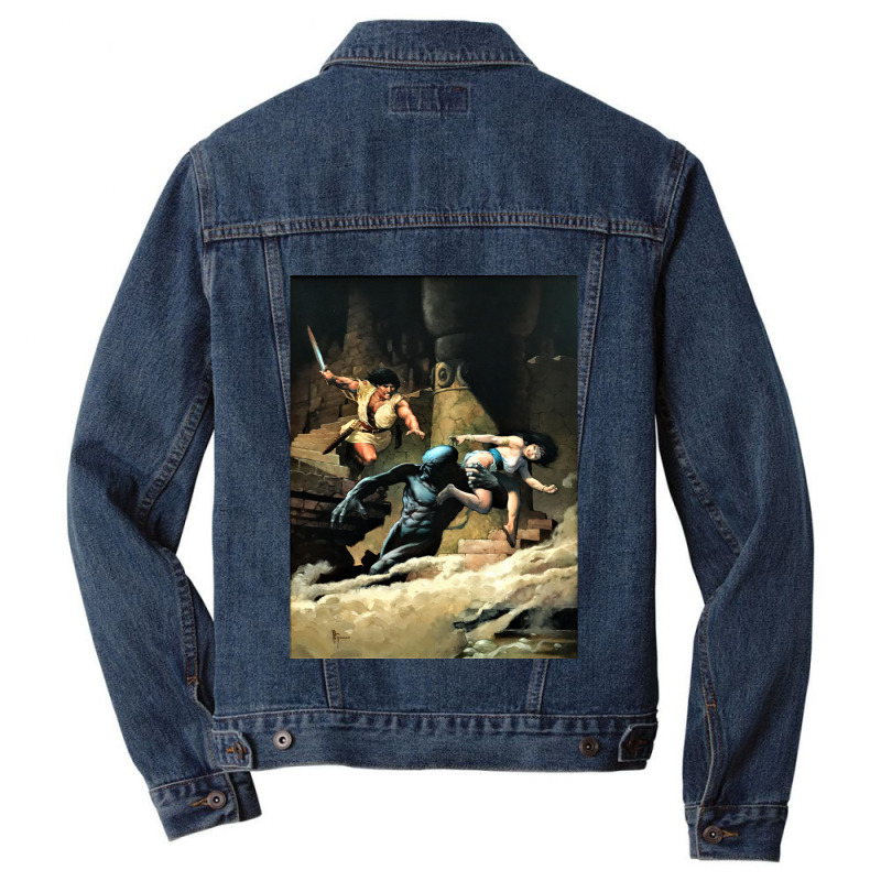 Color Art Character Anime Character Mens Happy Men Denim Jacket | Artistshot