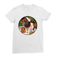 Hampshire Sow Pig Christmas Ladies Fitted T-shirt | Artistshot