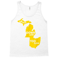 Up High Down Low Too Slow   Yellow T Shirt Tank Top | Artistshot