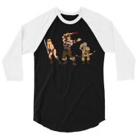 Cartoon Gifts Barbarian Mens Womens 3/4 Sleeve Shirt | Artistshot