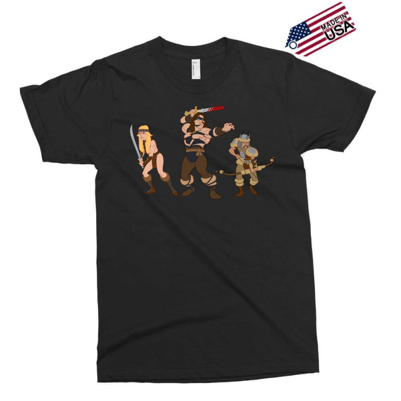 Cartoon Gifts Barbarian Mens Womens Exclusive T-shirt | Artistshot