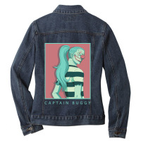 Character Animated Captain Anime Gifts Women Ladies Denim Jacket | Artistshot