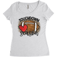 Touchdown Season Football Back To School For Boy Love Footba T Shirt Women's Triblend Scoop T-shirt | Artistshot