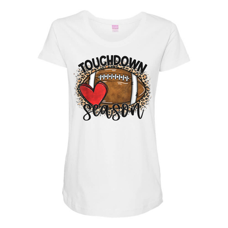 Touchdown Season Football Back To School For Boy Love Footba T Shirt Maternity Scoop Neck T-shirt by klezgbnist | Artistshot