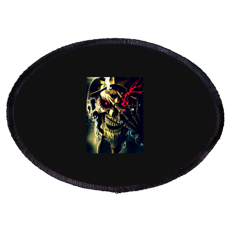 Funny Man Ainz Ooal Gifts Women Oval Patch | Artistshot