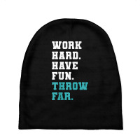 Track Coaches Discus Javelin Shot Put Hammer Throw Far T Shirt Baby Beanies | Artistshot