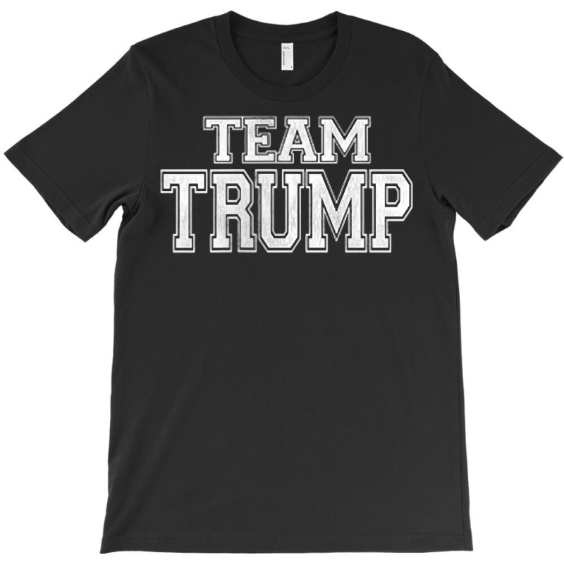 Team Trump Jersey Style Shirt W Trump 45 On Back T Shirt T-shirt | Artistshot