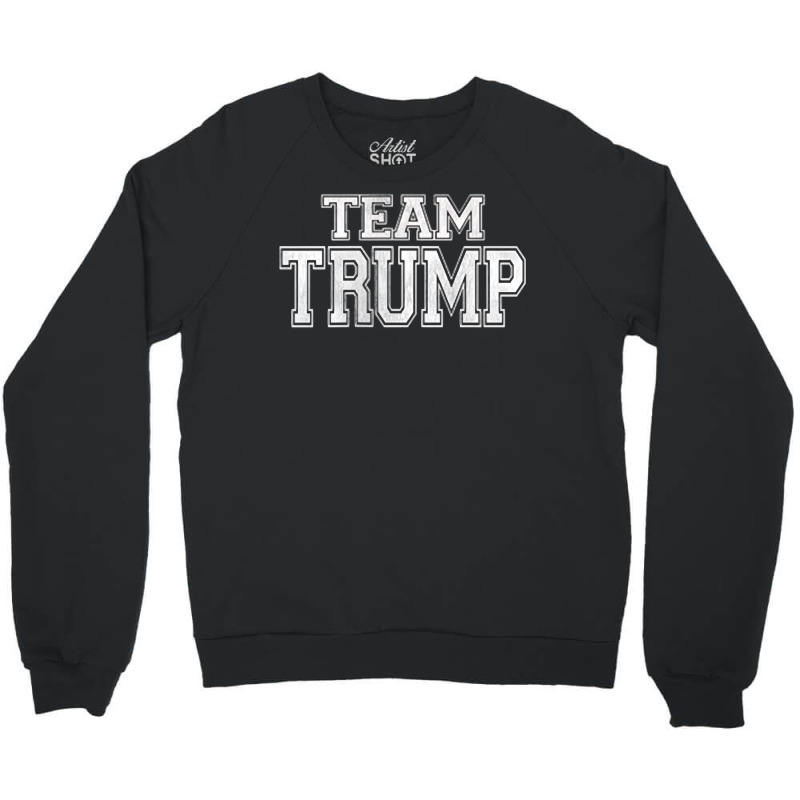 Team Trump Jersey Style Shirt W Trump 45 On Back T Shirt Crewneck Sweatshirt | Artistshot