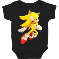 Yellow Hedgehog Jumps Aside Baby Bodysuit | Artistshot