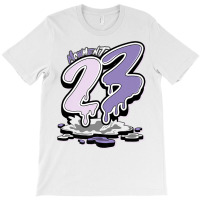 Tee To Match Jd 11 Low Pure Violet Dripping Number 23 Premium T Shirt T-shirt | Artistshot