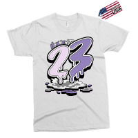 Tee To Match Jd 11 Low Pure Violet Dripping Number 23 Premium T Shirt Exclusive T-shirt | Artistshot