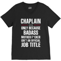 Gift For Badass Chaplain V-neck Tee | Artistshot