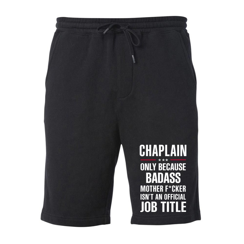 Gift For Badass Chaplain Fleece Short by thanchashop | Artistshot