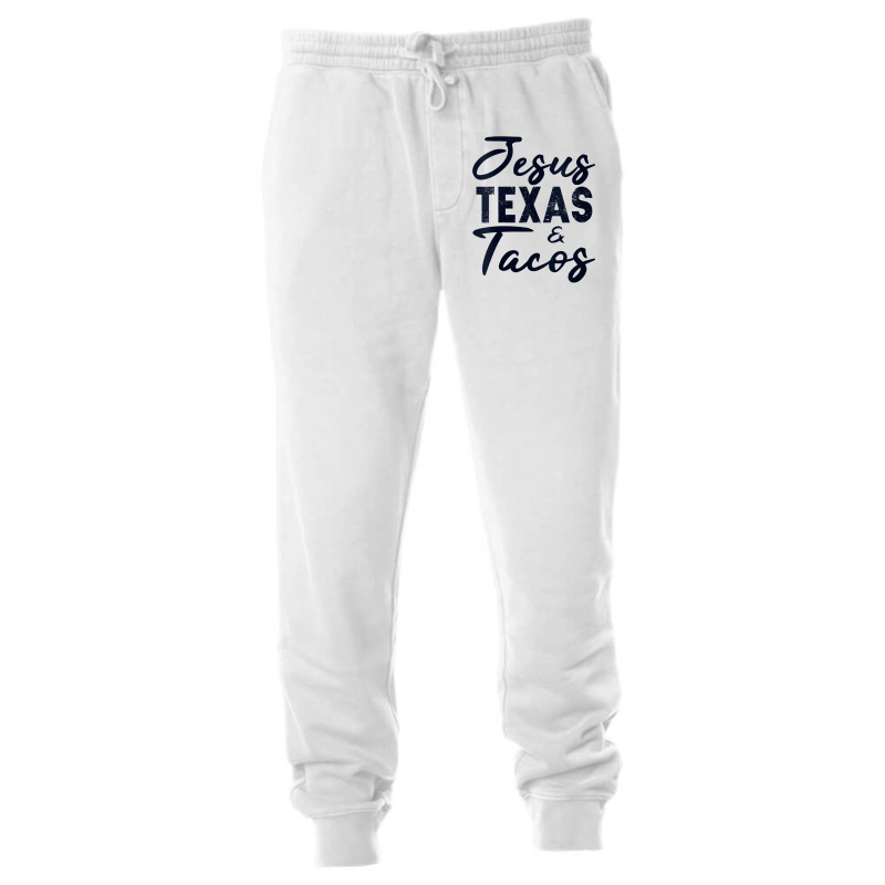 Womens Jesus Texas And Tacos Funny Foodie Cinco Mayo Christian Gift V Unisex Jogger | Artistshot