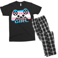 Trans Gamer Girl T Shirt Men's T-shirt Pajama Set | Artistshot