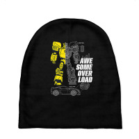 Transformers Bumblebee Awesome Overload Split Premium T Shirt Baby Beanies | Artistshot