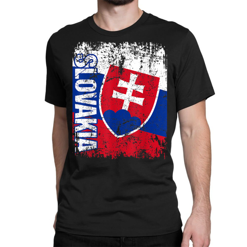 Slovakia Flag Vintage Distressed Slovakia T Shirt Classic T-shirt | Artistshot