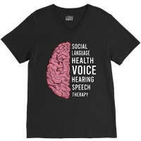 Slp Speech Pathology Language Therapist T Shirt V-neck Tee | Artistshot