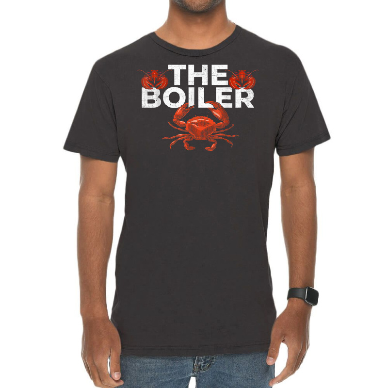 The Boiler   Funny Crab & Lobster Boil Chef T Shirt Vintage T-shirt | Artistshot