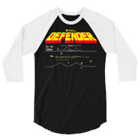 Willams Defender 80s Retro Video Arcade Game Hyperspace Gift T Shirt 3/4 Sleeve Shirt | Artistshot