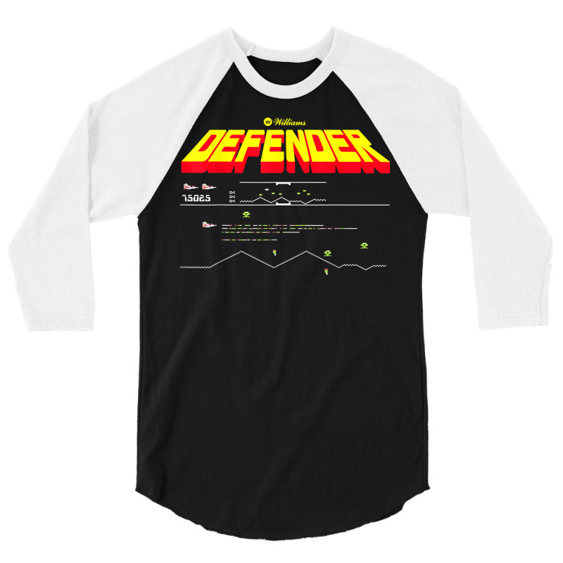 Willams Defender 80s Retro Video Arcade Game Hyperspace Gift T Shirt 3/4 Sleeve Shirt by nevinsledowtinwq | Artistshot