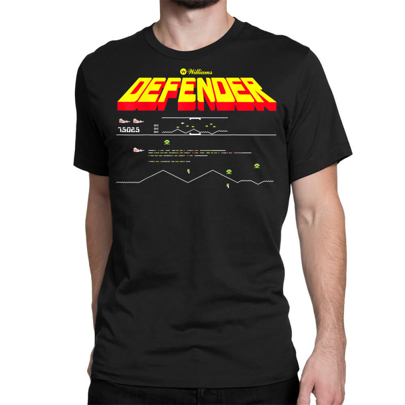 Willams Defender 80s Retro Video Arcade Game Hyperspace Gift T Shirt Classic T-shirt by nevinsledowtinwq | Artistshot