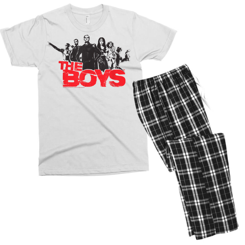 The Boys Hero Cutouts T Shirt Men's T-shirt Pajama Set | Artistshot