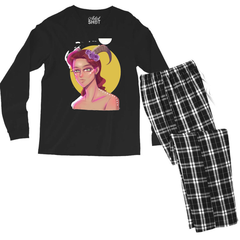 Capricorn Classic Men's Long Sleeve Pajama Set | Artistshot