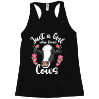 Kids Cow Just A Girl Who Loves Cows Cow Lovers Racerback Tank | Artistshot