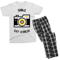 Smile Say Kimchi T Shirt Men's T-shirt Pajama Set | Artistshot