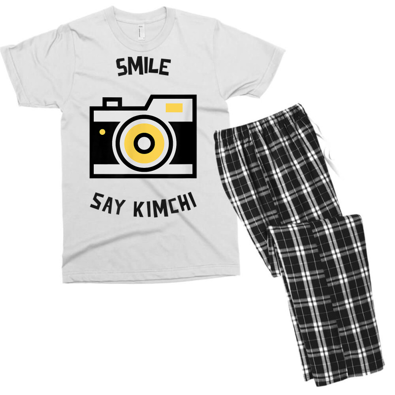 Smile Say Kimchi T Shirt Men's T-shirt Pajama Set | Artistshot