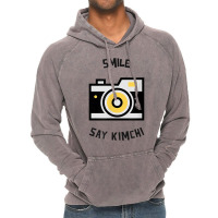 Smile Say Kimchi T Shirt Vintage Hoodie | Artistshot