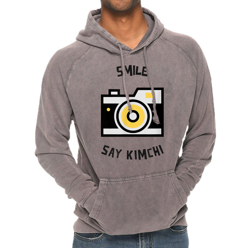 Smile Say Kimchi T Shirt Vintage Hoodie | Artistshot