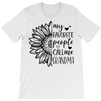 Womens My Favorite People Call Me Grandma Tee Grandparents Day Premium T-shirt | Artistshot