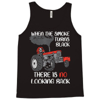 Smoke Turns Black Tractor Pulling Power Tractorpulling T Shirt Tank Top | Artistshot