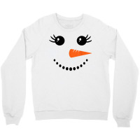 Snowman Girl Face For Girls Christmas Winter T Shirt Crewneck Sweatshirt | Artistshot