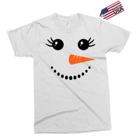 Snowman Girl Face For Girls Christmas Winter T Shirt Exclusive T-shirt | Artistshot