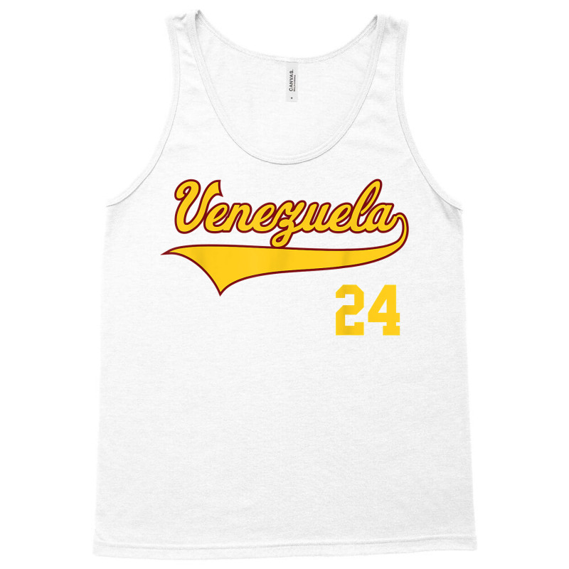 Venezuela Baseball T Shirt Vinotinto Beisbol 24 Tank Top | Artistshot