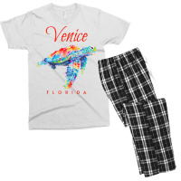 Venice Florida Watercolor Sea Turtle Tank Top Men's T-shirt Pajama Set | Artistshot