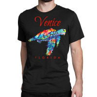 Venice Florida Watercolor Sea Turtle Tank Top Classic T-shirt | Artistshot