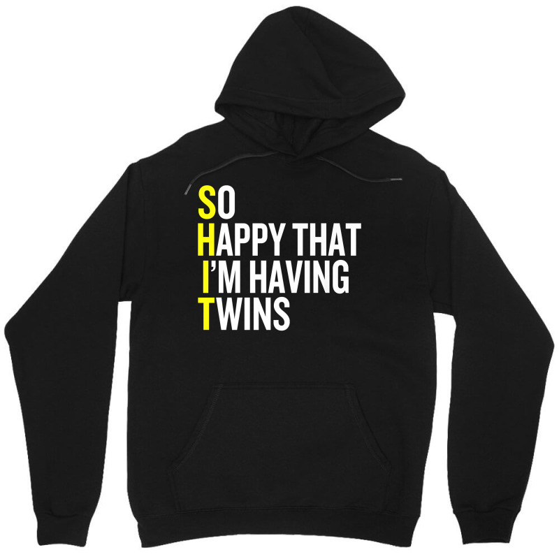 So Happy That I'm Having Twins Funny Pregnancy Premium T Shirt Unisex Hoodie | Artistshot