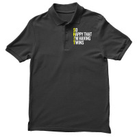 So Happy That I'm Having Twins Funny Pregnancy Premium T Shirt Men's Polo Shirt | Artistshot