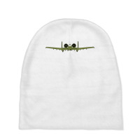 Retro Warplane A10 Thunderbolt Warthog Plane Fighter Jet T Shirt Baby Beanies | Artistshot