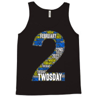 Twosday Tuesday   February 22nd 2022   Commemorative Twosday T Shirt Tank Top | Artistshot