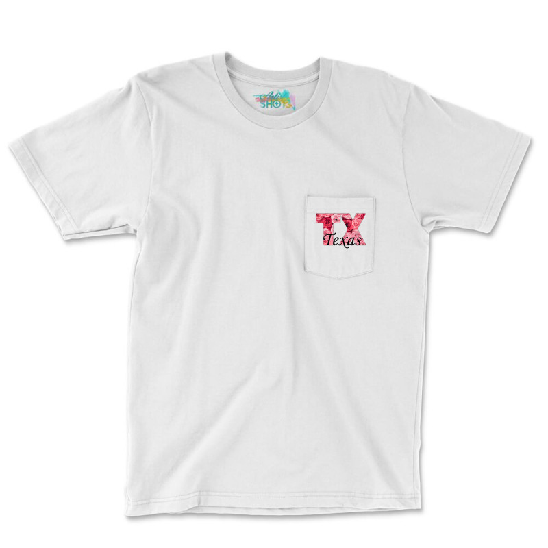 Tx Roses Texas Pride State T Shirt Pocket T-shirt | Artistshot