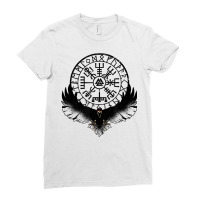 Viking Vegvisir Raven T Shirt Ladies Fitted T-shirt | Artistshot