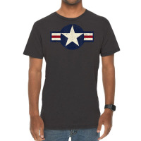 Vintage 1947 To Present Style Us Military Aviation Roundel T Shirt Vintage T-shirt | Artistshot