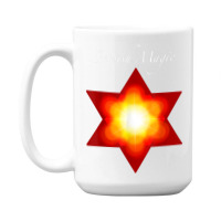 Star Of David Jewish Magic Mysticism Protection Symbol T Shirt 15 Oz Coffee Mug | Artistshot