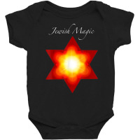 Star Of David Jewish Magic Mysticism Protection Symbol T Shirt Baby Bodysuit | Artistshot